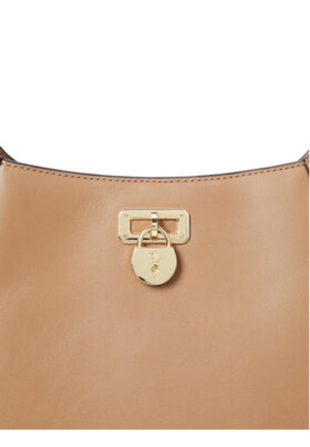 Lauren Ralph Lauren - LAUREN RALPH LAUREN Torebka 431956790007 Brązowy. Kolor: brązowy. Materiał: skórzane
