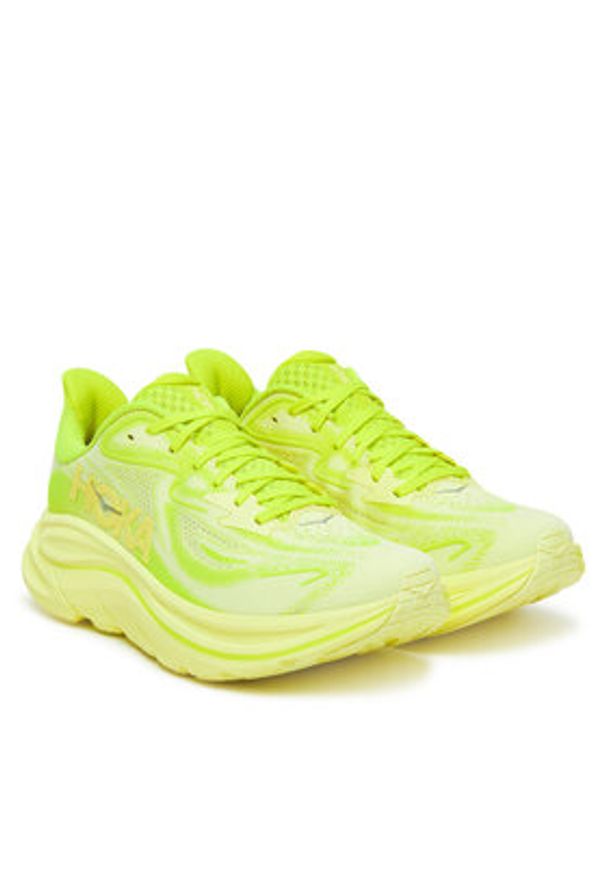 HOKA - Hoka Buty do biegania Clifton 10 1162030 Żółty. Kolor: żółty. Materiał: materiał