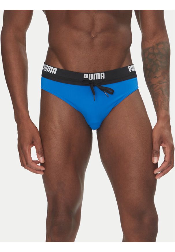 Puma Kąpielówki 907655 Niebieski. Kolor: niebieski. Materiał: syntetyk
