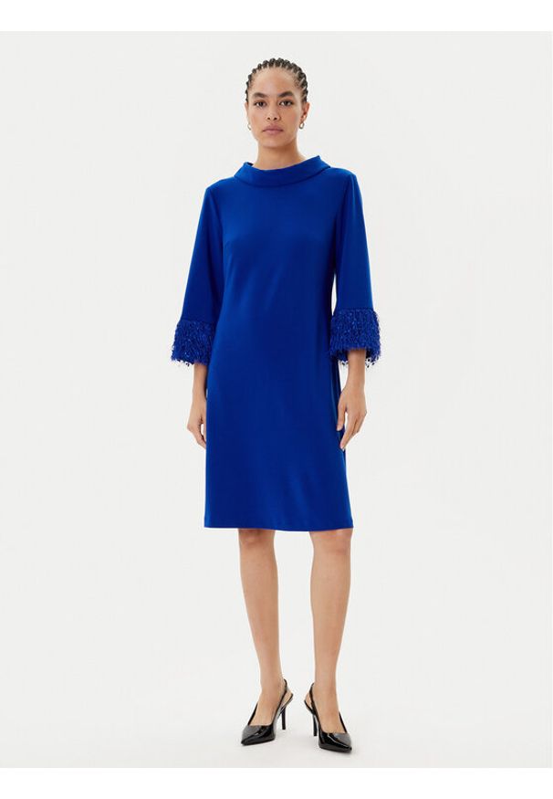 Joseph Ribkoff Sukienka koktajlowa 253054 Niebieski Regular Fit. Kolor: niebieski. Materiał: syntetyk. Styl: wizytowy