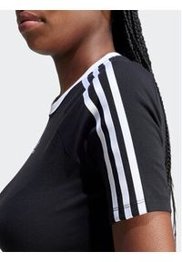 Adidas - adidas T-Shirt 3-Stripes Baby IU2532 Czarny Slim Fit. Kolor: czarny. Materiał: bawełna #4