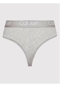 Calvin Klein Underwear Stringi 000QD3754E Szary. Kolor: szary. Materiał: bawełna #4