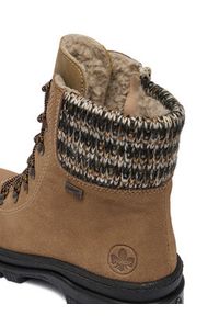Rieker Trzewiki CEO-X8233-64 Beżowy. Kolor: beżowy. Materiał: zamsz, skóra #3