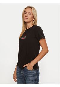 Guess Jeans T-Shirt W4YI12 J1314 Czarny Regular Fit. Kolor: czarny. Materiał: bawełna #5