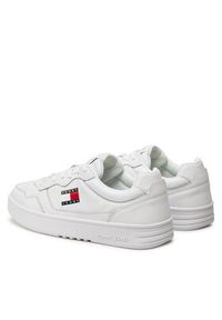 Tommy Jeans Sneakersy Tjm Cupsole Leather Ess EM0EM01443 Biały. Kolor: biały. Materiał: skóra