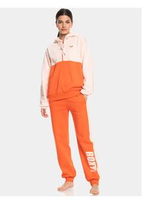 Roxy Bluza Ess Nrj Cbk Hoo Otlr ERJFT04673 Écru Regular Fit. Materiał: bawełna