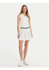 Lacoste Koszulka techniczna PF0614 Biały Slim Fit. Kolor: biały. Materiał: syntetyk #5