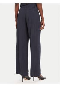 BOSS Spodnie palazzo Tiana4 50548479 Granatowy Regular Fit. Kolor: niebieski. Materiał: wiskoza #4