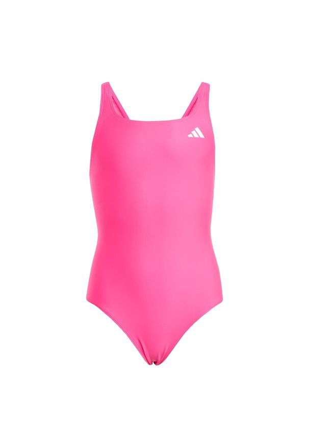 Adidas - Kostium do pływania V-back Swimsuit Kids. Kolor: pomarańczowy