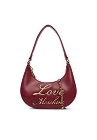 Love Moschino - LOVE MOSCHINO Torebka JC4116PP1PLO1552 Bordowy. Kolor: czerwony. Materiał: skórzane #5