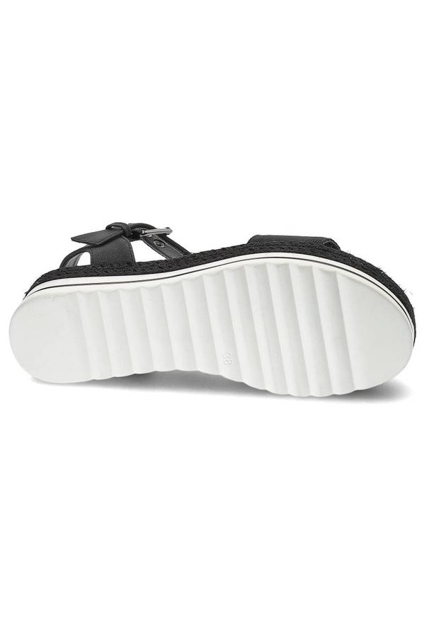 Big-Star - Czarne Sandały Big Star Wygodne Buty Damskie. Okazja: na co dzień. Kolor: czarny. Sezon: lato. Styl: casual