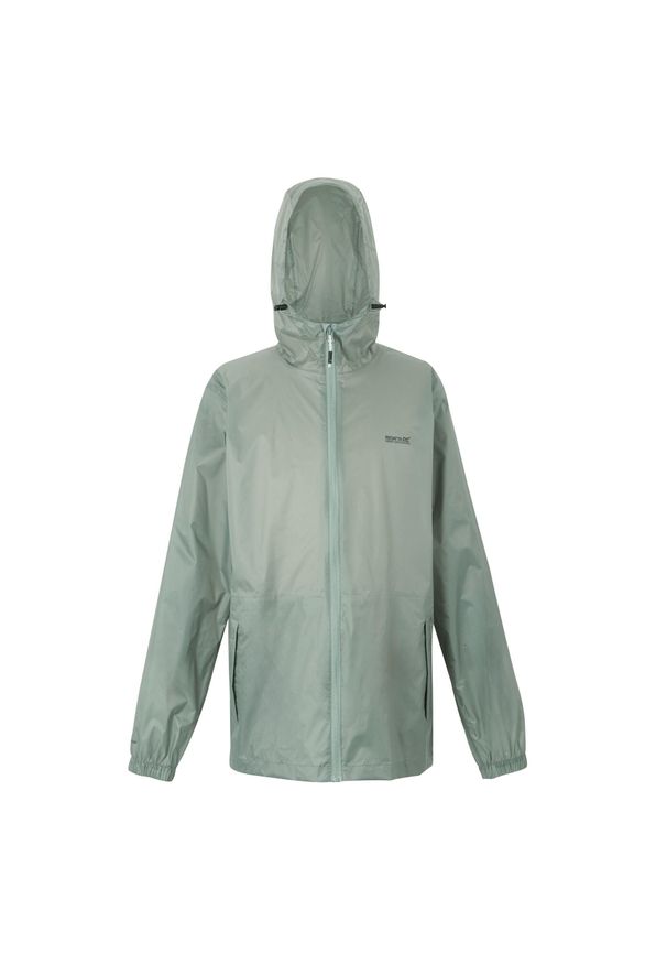 Regatta - Męska Kurtka Kieszonkowa + Worek Pack It III. Kolor: szary. Sport: turystyka piesza