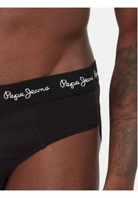 Pepe Jeans Komplet 3 par slipów PMU10988 Czarny. Kolor: czarny. Materiał: bawełna #3