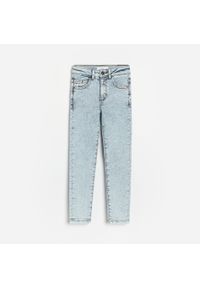 Reserved - Jeansy skinny fit - Granatowy. Kolor: niebieski. Materiał: jeans #1