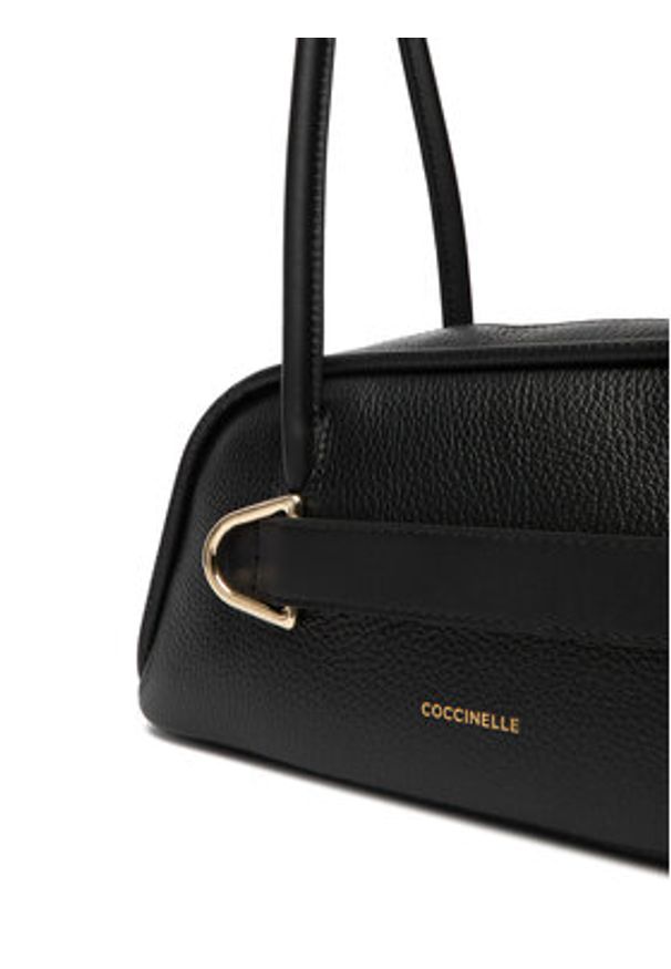 Coccinelle Torebka U4A Coccinellepaki E1 U4A 12 02 01 Czarny. Kolor: czarny. Materiał: skórzane