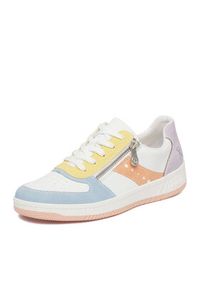 Rieker Sneakersy M5520-91 Biały. Kolor: biały. Materiał: materiał #3