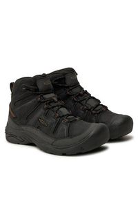 keen - Keen Trekkingi Circadia Mid Wp 1027841 Czarny. Kolor: czarny. Materiał: skóra. Sport: turystyka piesza