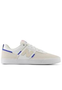 Buty męskie New Balance UN306WSR - beżowe. Kolor: beżowy. Materiał: zamsz, materiał, skóra, guma, syntetyk. Szerokość cholewki: normalna #1