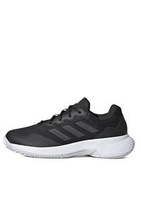 Adidas - adidas Buty do tenisa Gamecourt 2.0 Tennis Shoes ID1494 Czarny. Kolor: czarny. Materiał: materiał. Sport: tenis