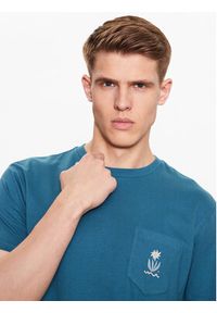 Billabong T-Shirt Troppo ABYZT01716 Niebieski Regular Fit. Kolor: niebieski. Materiał: bawełna