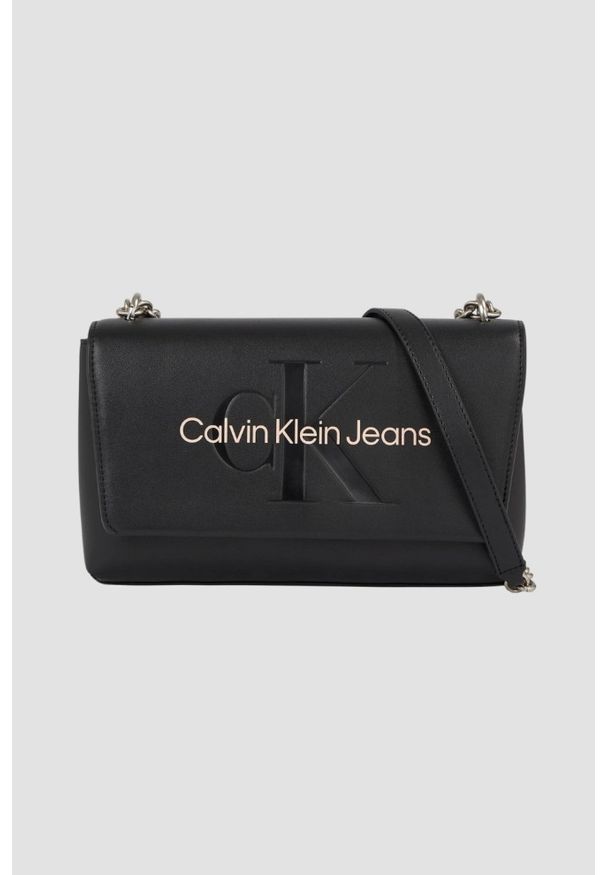 Calvin Klein - CALVIN KLEIN Czarna torebka. Kolor: czarny