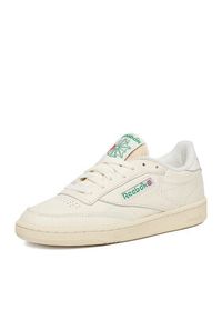 Reebok Sneakersy EO-CLUB C 85 VINTAGE 100007797 Écru. Kolor: kremowy. Materiał: skóra. Model: Reebok Club #6