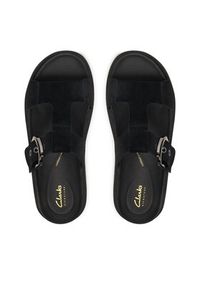 Clarks Klapki Aristella West 26185813 Czarny. Kolor: czarny. Materiał: zamsz, skóra #6