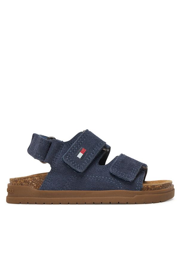 TOMMY HILFIGER - Sandały Tommy Hilfiger. Kolor: niebieski