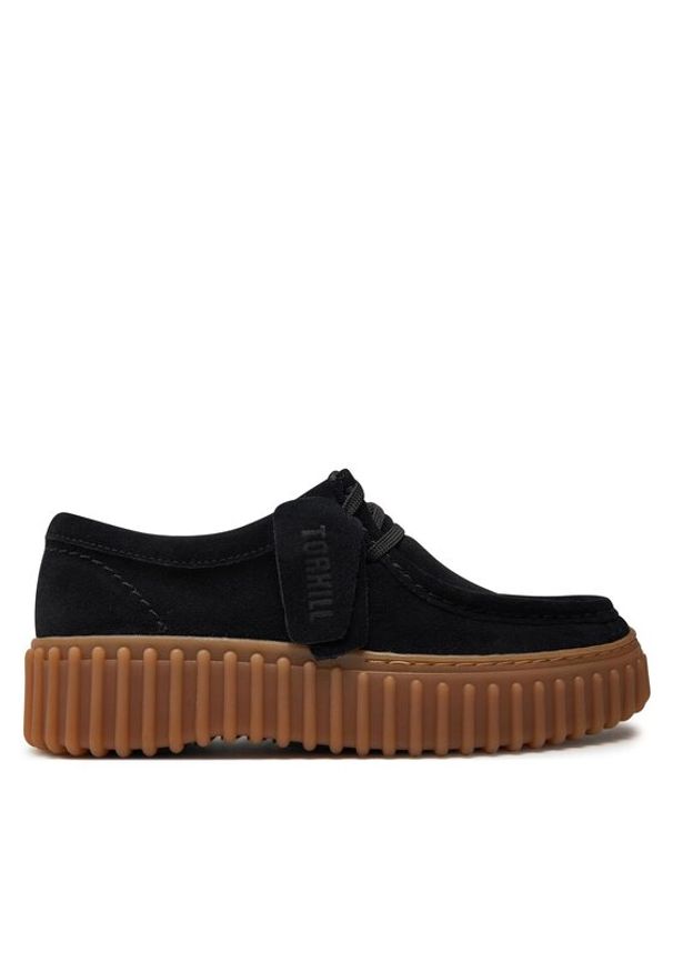 Clarks Półbuty Torhill Bee 26172044 Czarny. Kolor: czarny. Materiał: skóra