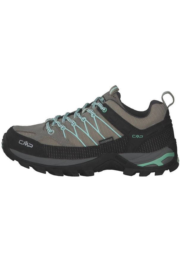 Buty trekkingowe damskie CMP Rigel Wmn. Zapięcie: sznurówki. Kolor: beżowy, fioletowy, wielokolorowy. Materiał: materiał. Szerokość cholewki: normalna. Styl: sportowy