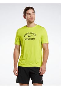 Reebok T-Shirt Training Graphic T-Shirt IC7666 Żółty. Kolor: żółty. Materiał: syntetyk #1