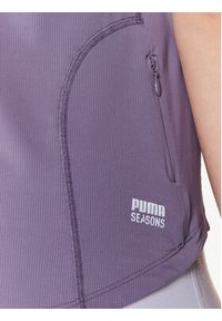 Puma Koszulka techniczna Seasons CoolCell 523238 Fioletowy Regular Fit. Kolor: fioletowy. Materiał: syntetyk