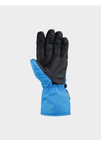 4f - Rękawice narciarskie Thinsulate© męskie - kobaltowe. Kolor: niebieski. Materiał: syntetyk, materiał. Technologia: Thinsulate. Sport: narciarstwo