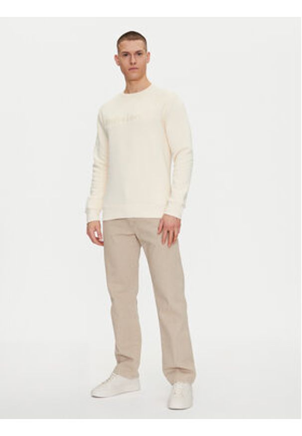 Timberland Bluza TB0A6VG6 Beżowy Regular Fit. Kolor: beżowy. Materiał: bawełna