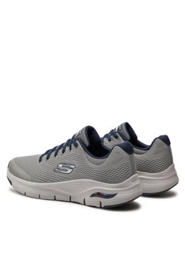 skechers - Skechers Sneakersy Arch Fit 232040/GYNV Szary. Kolor: szary. Materiał: materiał
