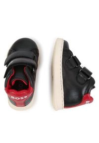 BOSS - Boss Sneakersy J09207 M Czarny. Kolor: czarny. Materiał: skóra #4