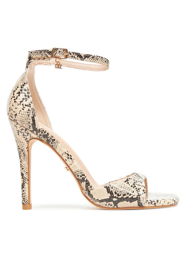 Sandały DeeZee. Kolor: beżowy