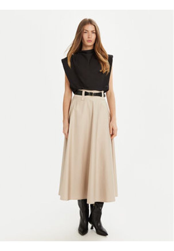 Marella Bluzka Armanda 2513161023 Czarny Regular Fit. Kolor: czarny. Materiał: syntetyk