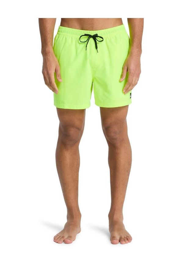 Quiksilver - Szorty kąpielowe dla Mężczyzn EVERYDAY SOLID VOLLEY 15" Żółty. Kolor: żółty. Materiał: poliester, materiał. Styl: sportowy