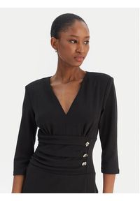 Rinascimento Sukienka koktajlowa CFC0020161002 Czarny Slim Fit. Kolor: czarny. Materiał: syntetyk. Styl: wizytowy #5