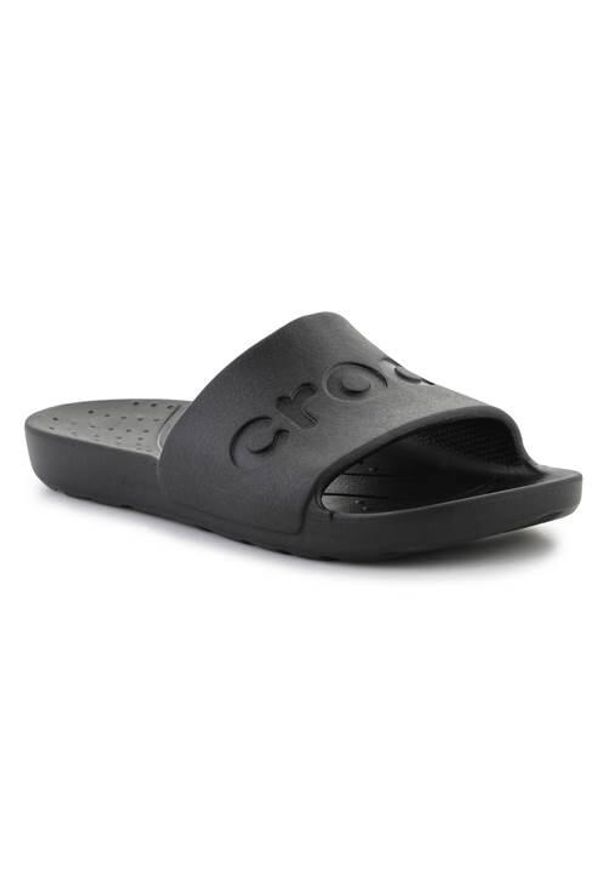 Klapki unisex Crocs Slide. Kolor: czarny. Materiał: syntetyk, materiał