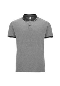ROLY - Męska Koszulka Polo Bowie. Typ kołnierza: polo. Kolor: czarny, wielokolorowy, brązowy, zielony #1