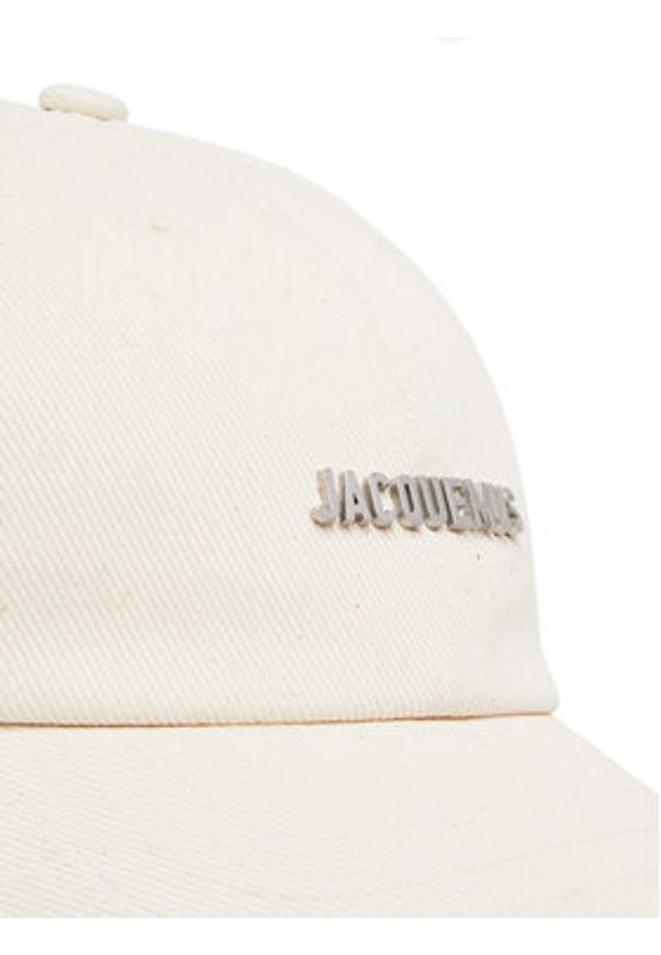 JACQUEMUS Czapka z daszkiem 23E235AC452-5012 Beżowy. Kolor: beżowy. Materiał: bawełna, materiał