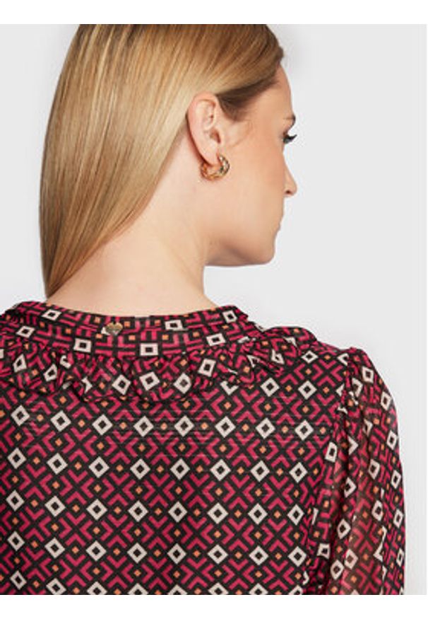 Liu Jo Sukienka codzienna WF2519 T4184 Różowy Regular Fit. Okazja: na co dzień. Kolor: różowy. Materiał: syntetyk. Typ sukienki: proste. Styl: casual