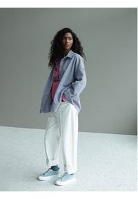 Roxy Koszula Kick Back Washed Cord ERJWT03697 Niebieski Regular Fit. Kolor: niebieski. Materiał: bawełna #3