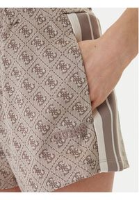 Guess Szorty sportowe V6GD02 K2959 Beżowy Regular Fit. Kolor: beżowy. Materiał: syntetyk #2