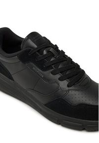 TOMMY HILFIGER - Tommy Hilfiger Sneakersy FM0FM05216 Czarny. Kolor: czarny. Materiał: skóra #4