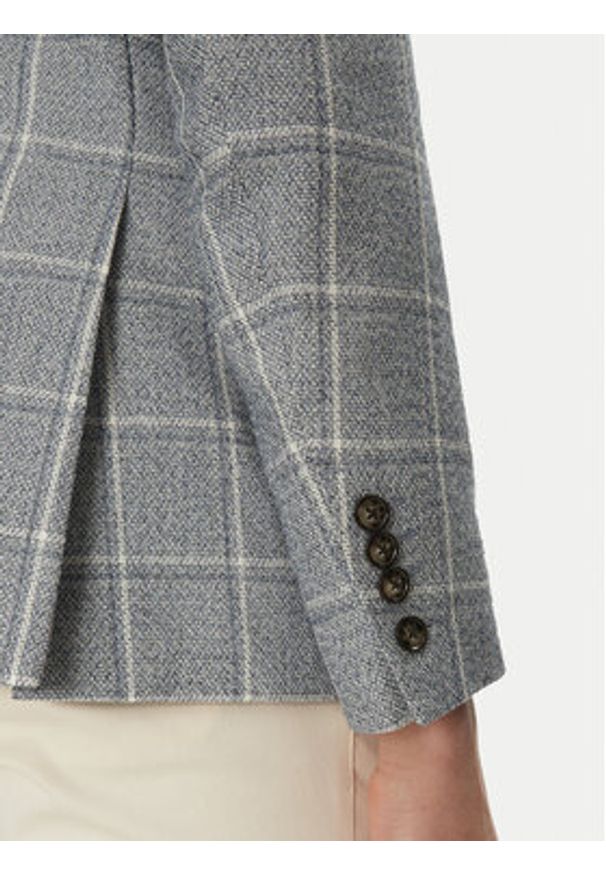 JOOP! Marynarka 17 JB-84Hogiz 30046564 Niebieski Slim Fit. Kolor: niebieski. Materiał: bawełna