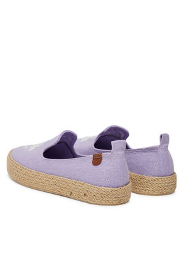 Roxy Espadryle CSS20547-02 Fioletowy. Kolor: fioletowy. Materiał: materiał