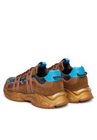 Guess Sneakersy FMFUNO FAL12 Brązowy. Kolor: brązowy. Materiał: skóra